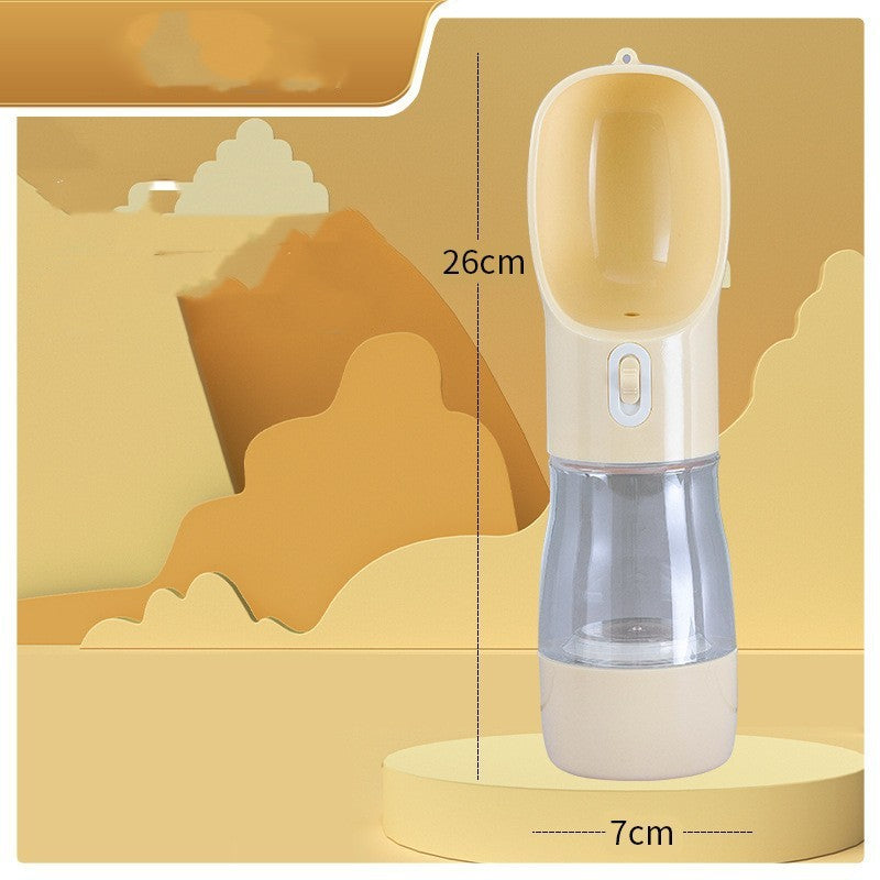 Praktisk Vannflaske med Mat- og Drikkeskål til Kjæledyr - Trendyglobal 