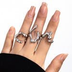 Ringsett Dame Minimalistisk