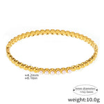 Armbånd Dame 18K Gullbelagt - Innlagt Edelsten Design Høyverdig Pearl