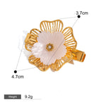 Hårsmykke Dame 18K Gullbelagt - Naturlige Marine Elementer Design Høyverdig Style A-29