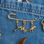 18K Gull Halskjede med Zirkonia Anheng - Elegant Smykke