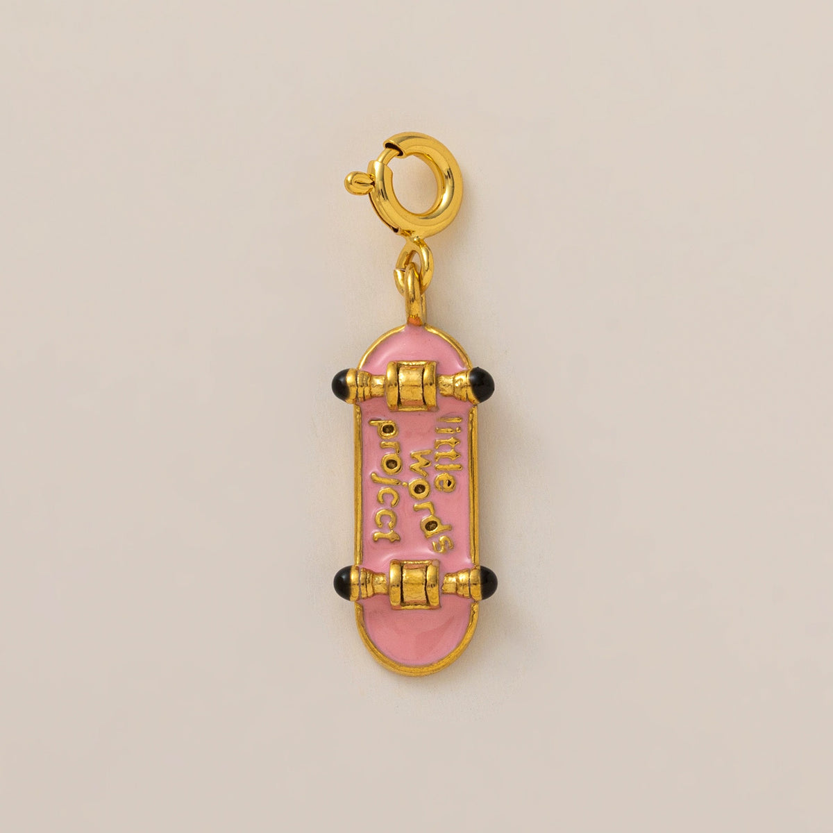 18K Gull Halskjede med Zirkonia Anheng - Elegant Smykke Skateboard Pendant