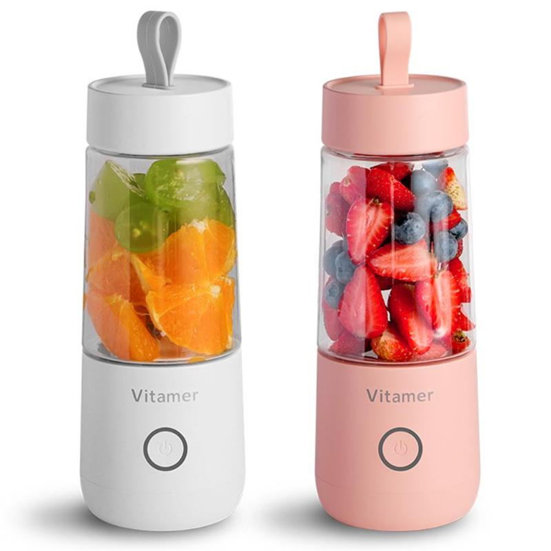 Bærbar USB-oppladbar Blender - Perfekt for Smoothies og Fersk Juicing - Trendyglobal 