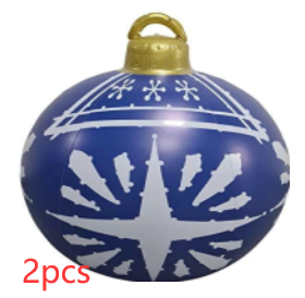 Utendørs Juleornament ball - Oppblåsbare julekuler av PVC - Trendyglobal 