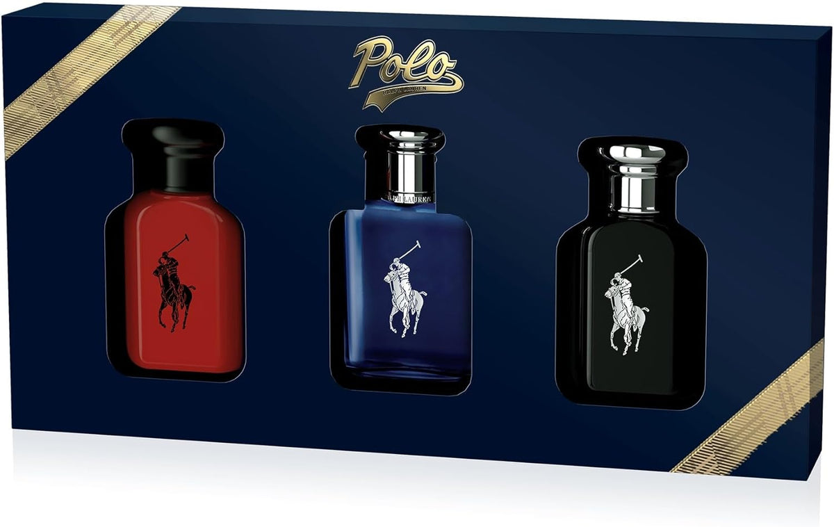 Ralph Lauren World of Polo Holiday Eau De Toilette Gift Set 3 x 40ml - Trendyglobal 