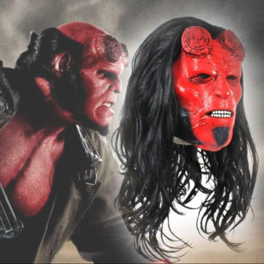 Halloween maske - Karakter: Hellboy fra filmen Hellboy - Trendyglobal 