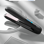 Wireless Hair Straightener Flat Iron Mini 2 IN 1 Roller USB 5000mAh Max 200 Degree Portable Cordless Curler 4 Levels Dry And Wet Uses - Trendyglobal 