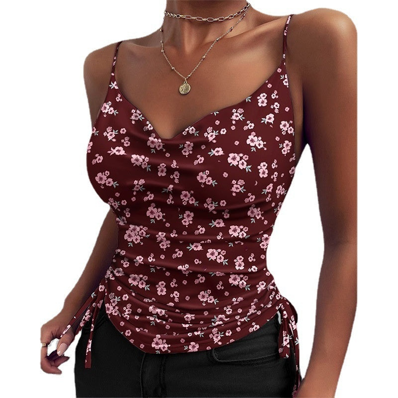 V-hals Camisole Topper for Kvinner - Trendyglobal 