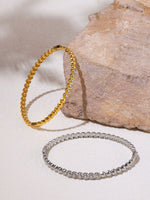 Armbånd Dame 18K Gullbelagt - Innlagt Edelsten Design Høyverdig