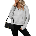 Pullover Hettegenser i Fleece for dame - Trendyglobal 