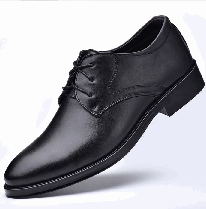 Black Shoes With Pointed Toe For Men - Trendyglobal 