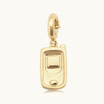 18K Gull Halskjede med Zirkonia Anheng - Elegant Smykke Cell Phone Charm