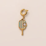 18K Gull Halskjede med Zirkonia Anheng - Elegant Smykke Racket Pendant