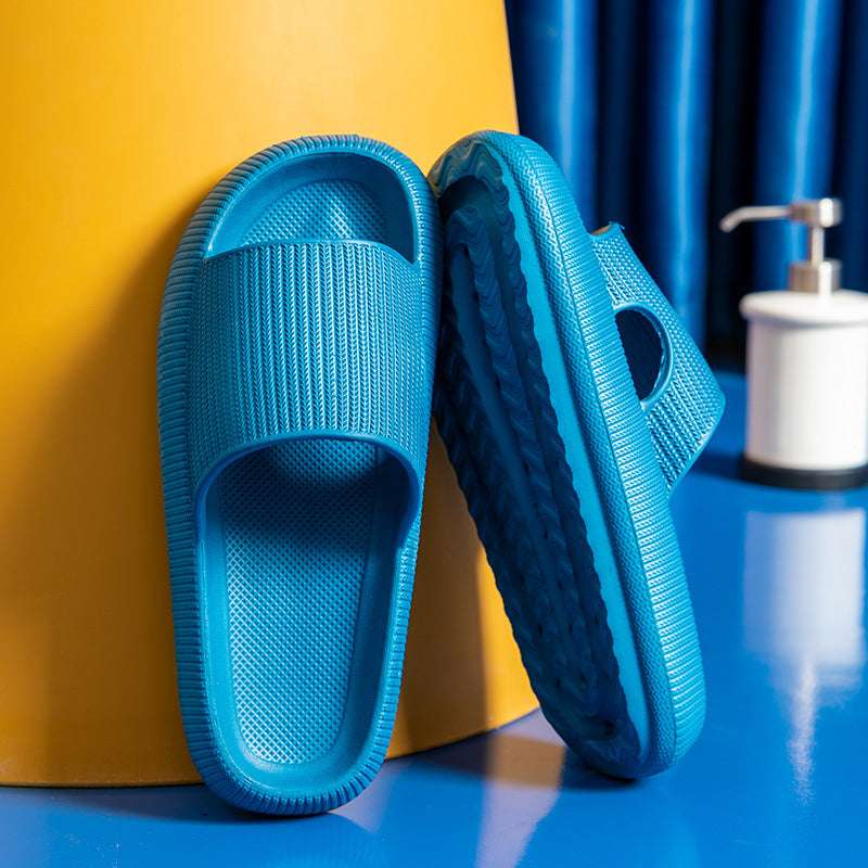 Badesandaler og myke flip flops – komfort og stil for hele familien Blå