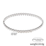 Armbånd Dame 18K Gullbelagt - Innlagt Edelsten Design Høyverdig