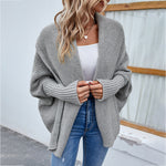 Høst/Vinter Cardigan for Kvinner - Grey / S