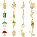 18K Gullbelagt Halskjede med Lite Anheng - Vakuumbelegg