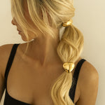 Hårsmykke Dame 18K Gullbelagt - Utsøkt Edel Hjerteformet Design