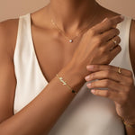 Armbånd Dame i sølv - Tilpasset Navn Design Minimalistisk