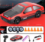 2,4G Drift Rc Bil 4WD RC Drift Bil Leke Fjernkontroll GTR Modell AE86 Kjøretøy Bil RC Racing Bil Leke For Barn Julegaver - Trendyglobal 