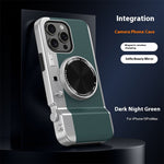 Stereo Kamera iPhone Deksel - Dark Night Green / IPhone15Promax