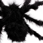 Halloween Horrible Big Black Furry Fake SpiderHalloween Decoration - Trendyglobal 