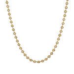 18K Gull Halskjede med Zirkonia Anheng - Elegant Smykke Beaded Necklace