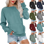 Ensfarget Pullover Genser