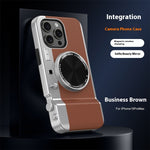 Stereo Kamera iPhone Deksel - Business Brown / IPhone15Promax