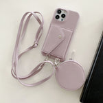 Crossbody iPhone Deksel med Kortholder