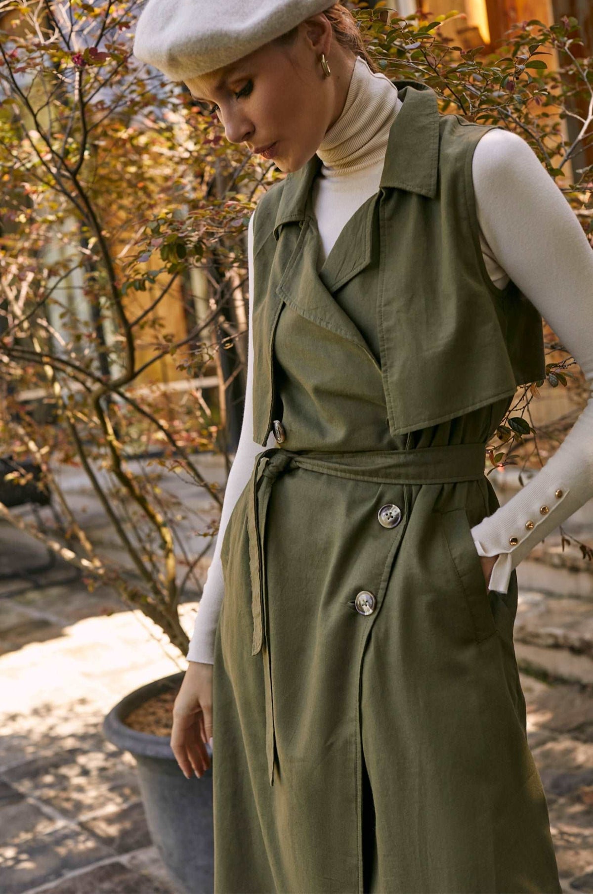 Arden beltevest-trench - Trendyglobal 