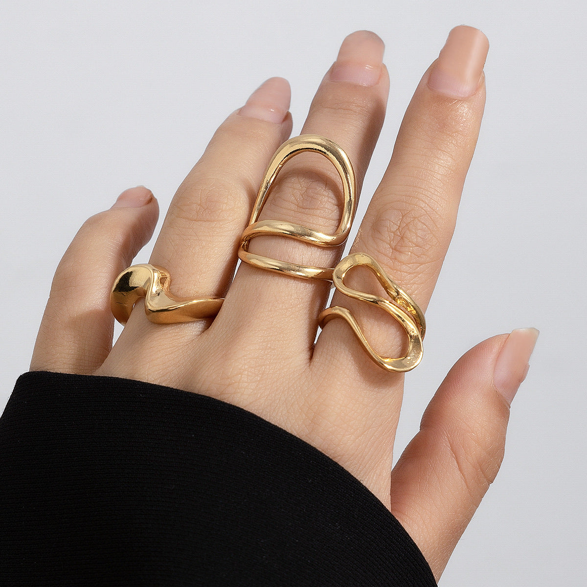 Ringsett Dame Minimalistisk