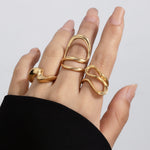 Ringsett Dame Minimalistisk