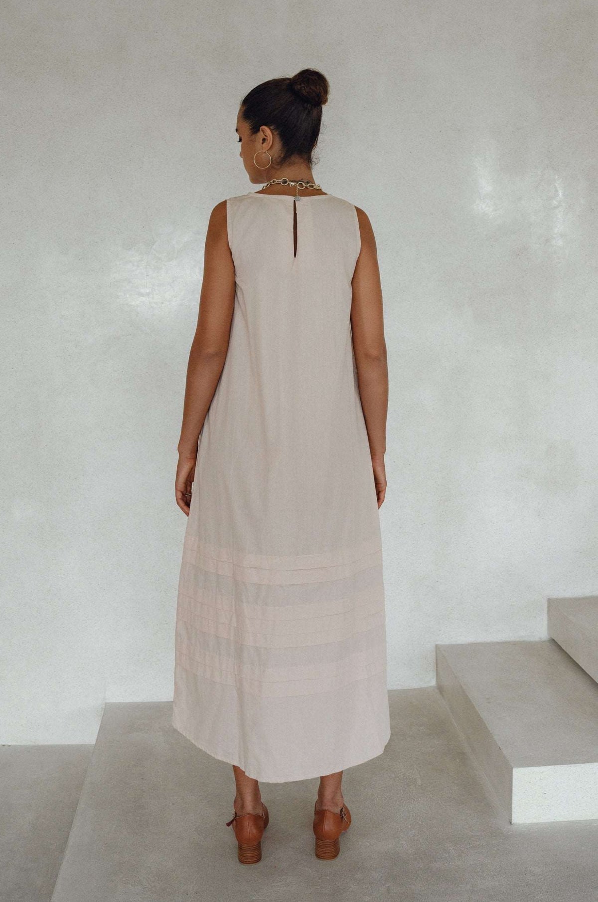 Beloved Cara Slip on Cotton maxi-kjole - Trendyglobal 