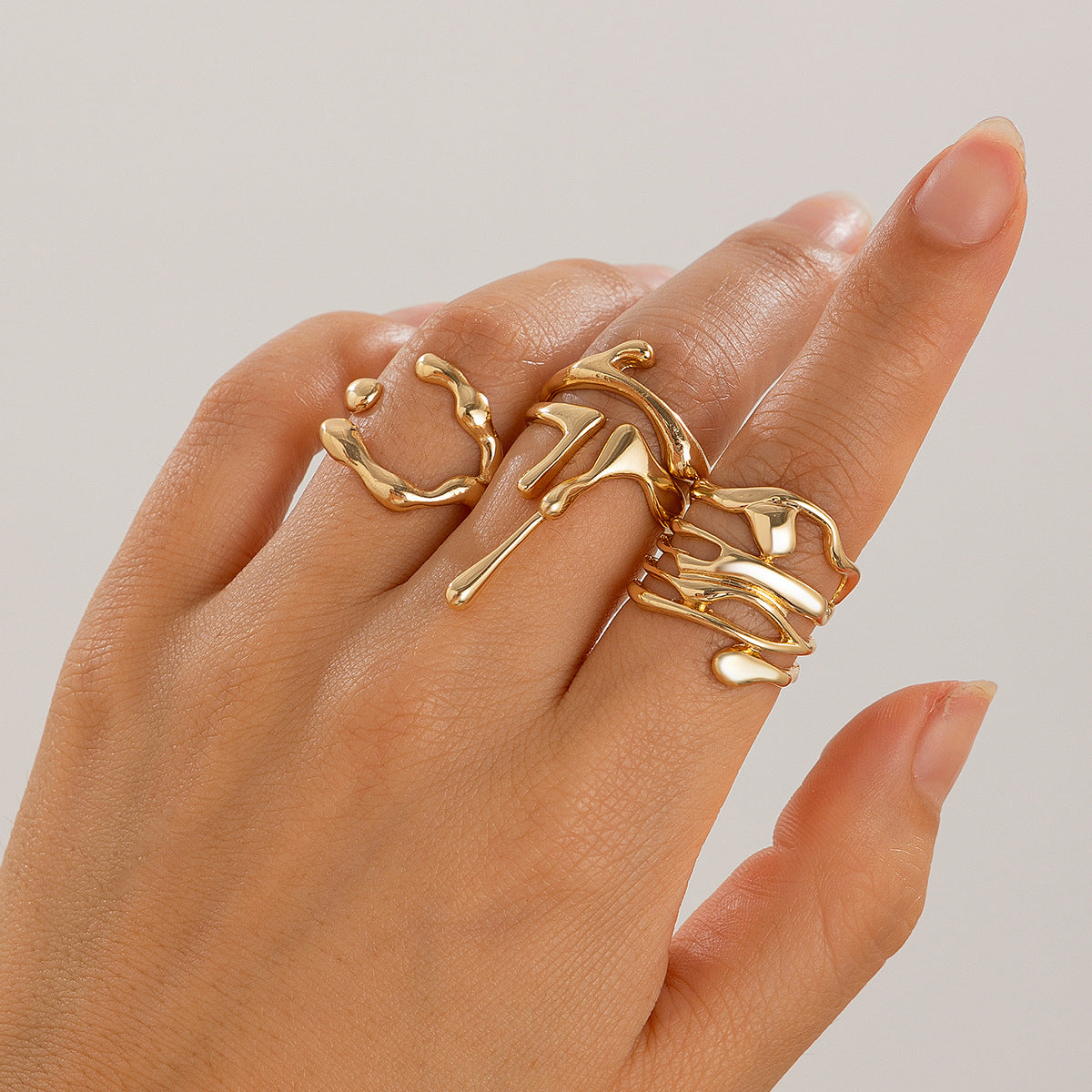 Ringsett Dame Minimalistisk