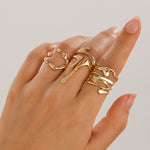 Ringsett Dame Minimalistisk