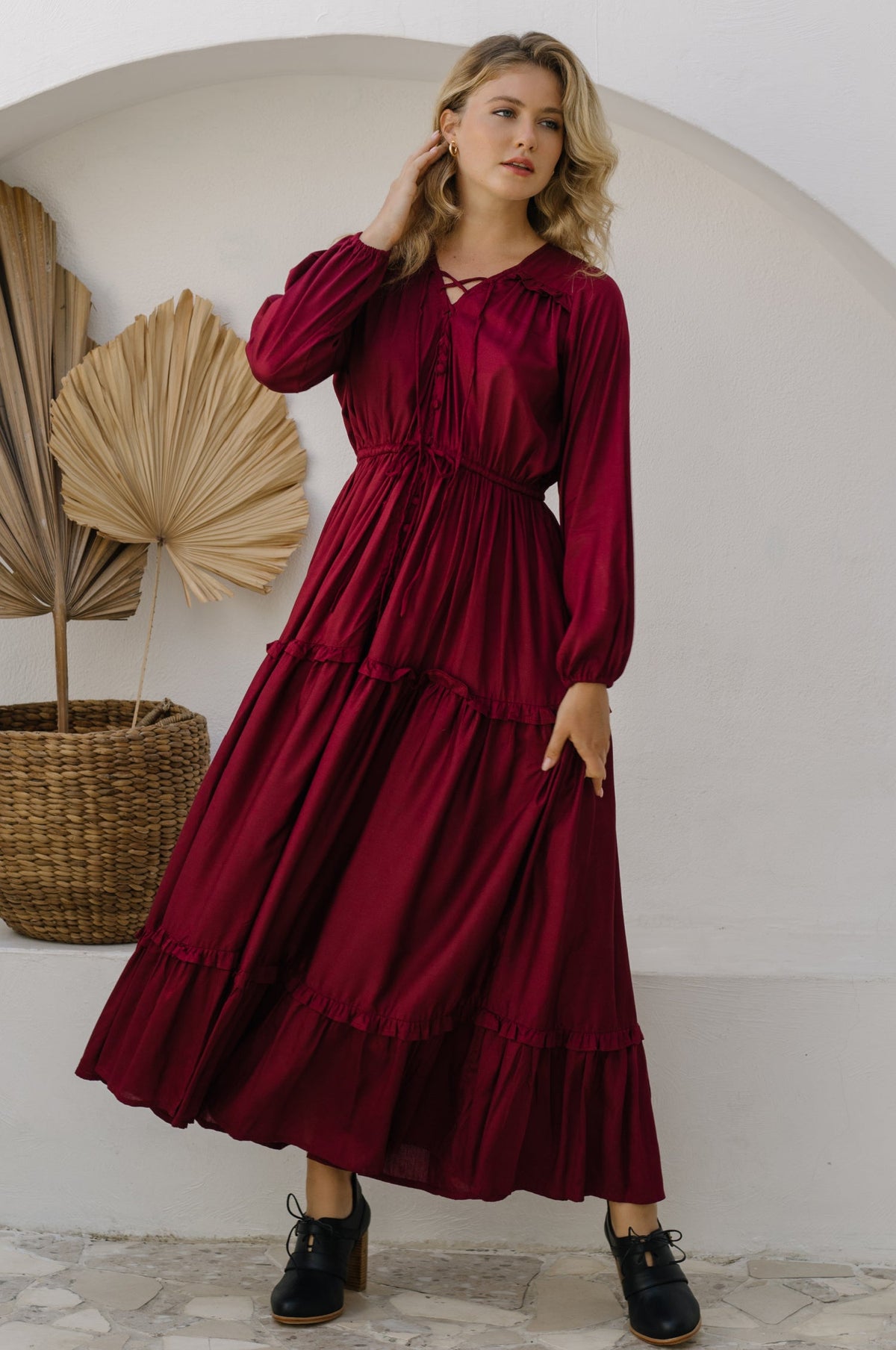 Flower Fields Maxi Kjole (Sale) - Trendyglobal 