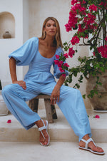 Heaven Bay Linen Jumpsuit - Trendyglobal 