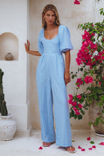 Heaven Bay Linen Jumpsuit - Trendyglobal 