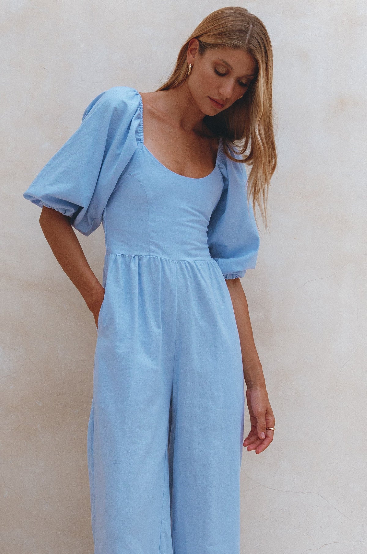 Heaven Bay Linen Jumpsuit - Trendyglobal 