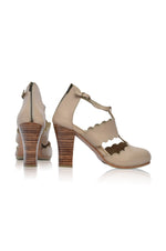 Incognito Leather Heels (Sz. 5, 6.5 & 10) - Trendyglobal 