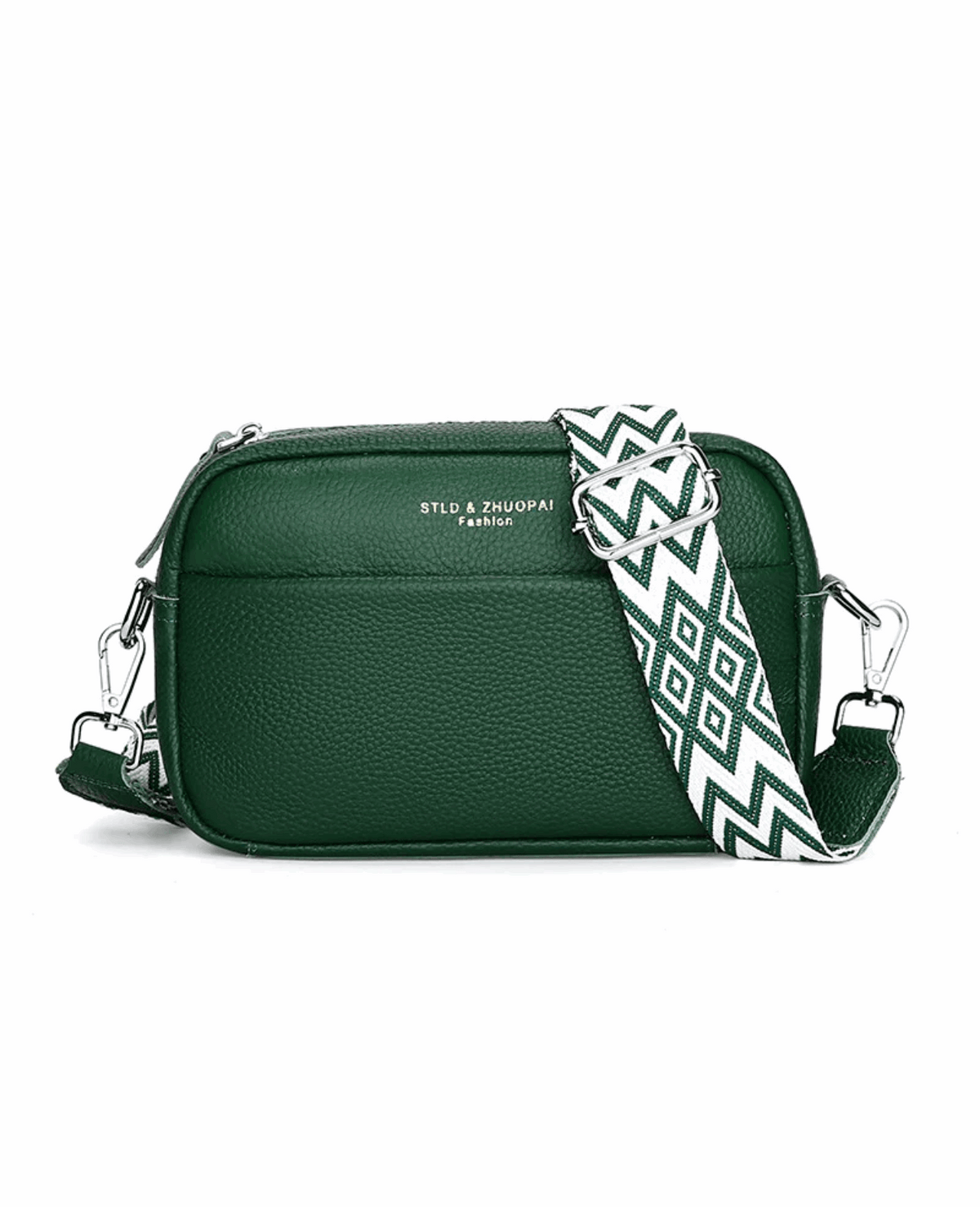 Liten Crossbody Veske Dame Ekte Skinn