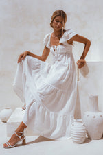 Nymph Bohemian Linen Maxi Dress - Trendyglobal 