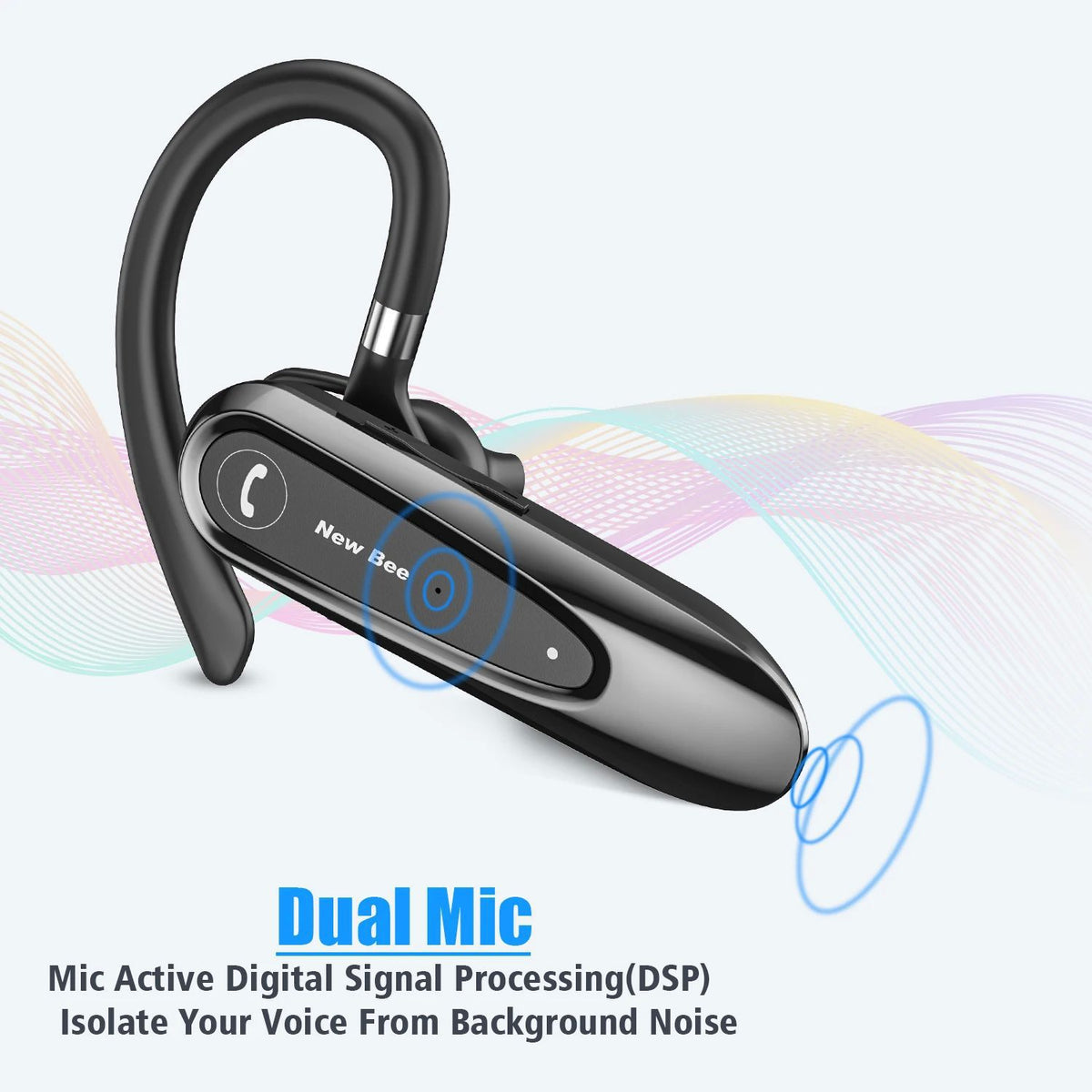 New Bee B45 Bluetooth 50 Headset Wireless Earphone Headphon - Trendyglobal 