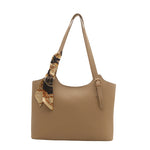 Stor Tote Bag Dame 2025 - Skulderveske med God Kapasitet Khaki