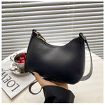 Liten Ruteveske 2025 – Trendy Western Skulderveske med Tekstur Black