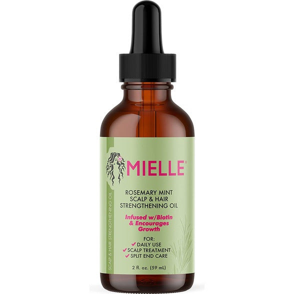 Mielle Rosemary Oil, Hårpleiesett: olje, Hårmaske, Sjampo og Balsam