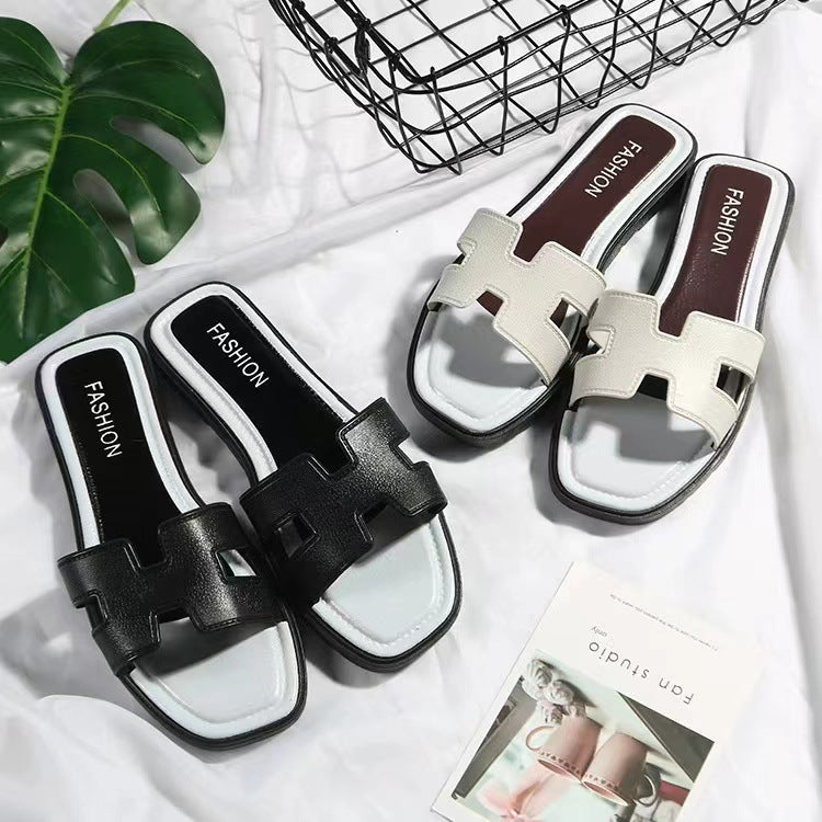Sandaler Dame – Flate Sommertøfler med Myk Såle