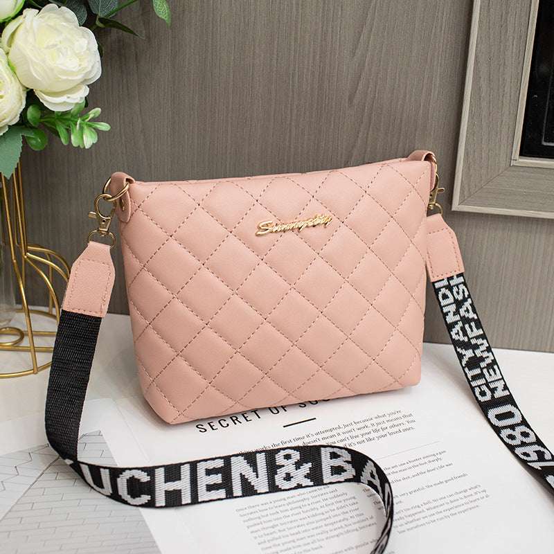 Liten Messenger Bag for Kvinner Rosa