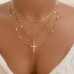 Elegant Flerlags Halskjede i Gull - Minimalistisk Smykke for Kvinner 5927701HB